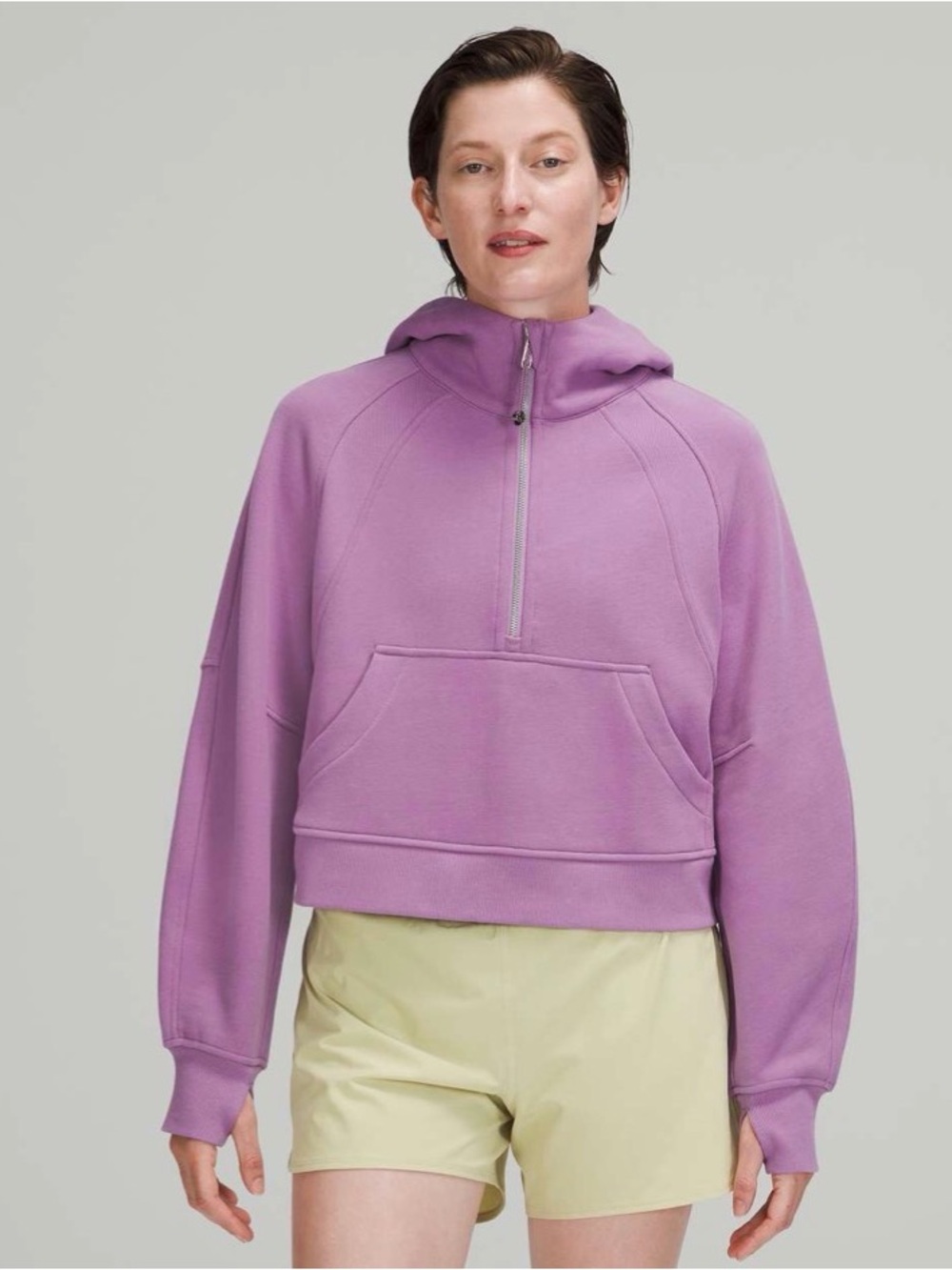 Lululemon oversized 1/2 zip hoodie size m/l
